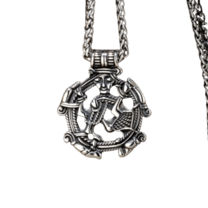 Amuleto Loki Trinità Nordica – Ciondolo Vichingo in Acciaio Inossidabile Esoterico