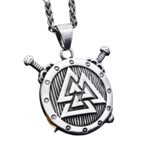 Collana Valknut – Il Nodo degli Dei | Simbolo di Protezione, Forza e Connessione con il Divino