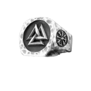 Anello Valknut – Simbolo vichingo del potere e del destino | Acciaio inossidabile, protezione norrena